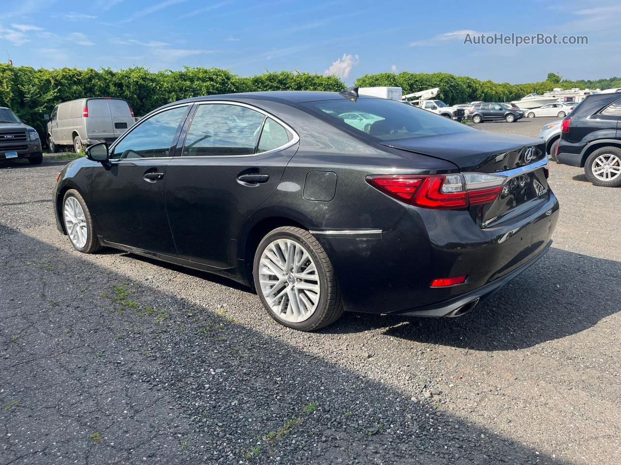 2016 Lexus Es 350 Black vin: 58ABK1GG2GU026652