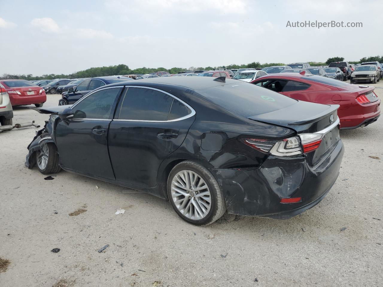 2016 Lexus Es 350 Black vin: 58ABK1GG2GU026683