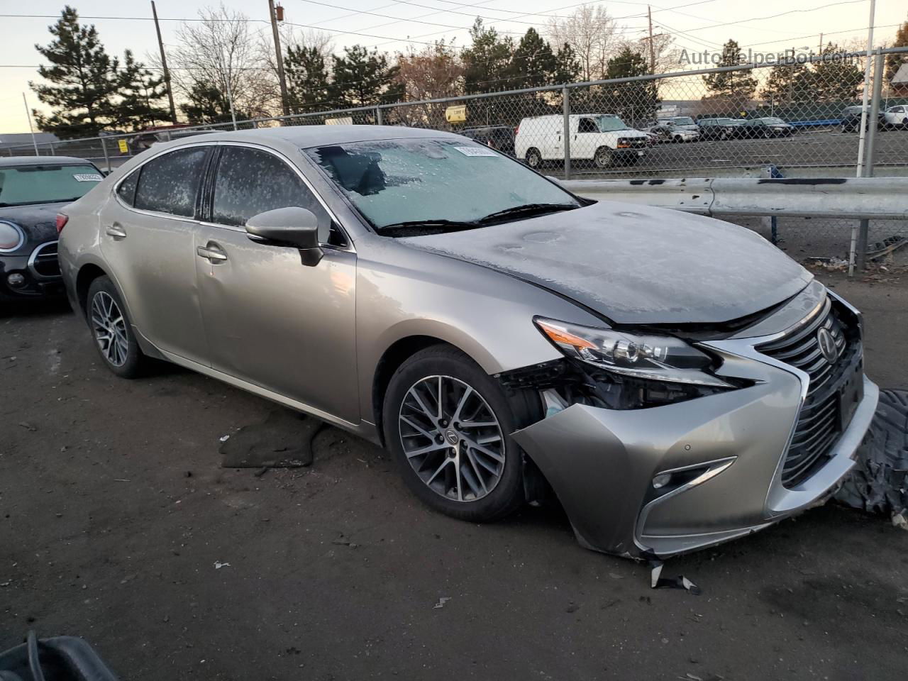 2017 Lexus Es 350 Silver vin: 58ABK1GG2HU038964