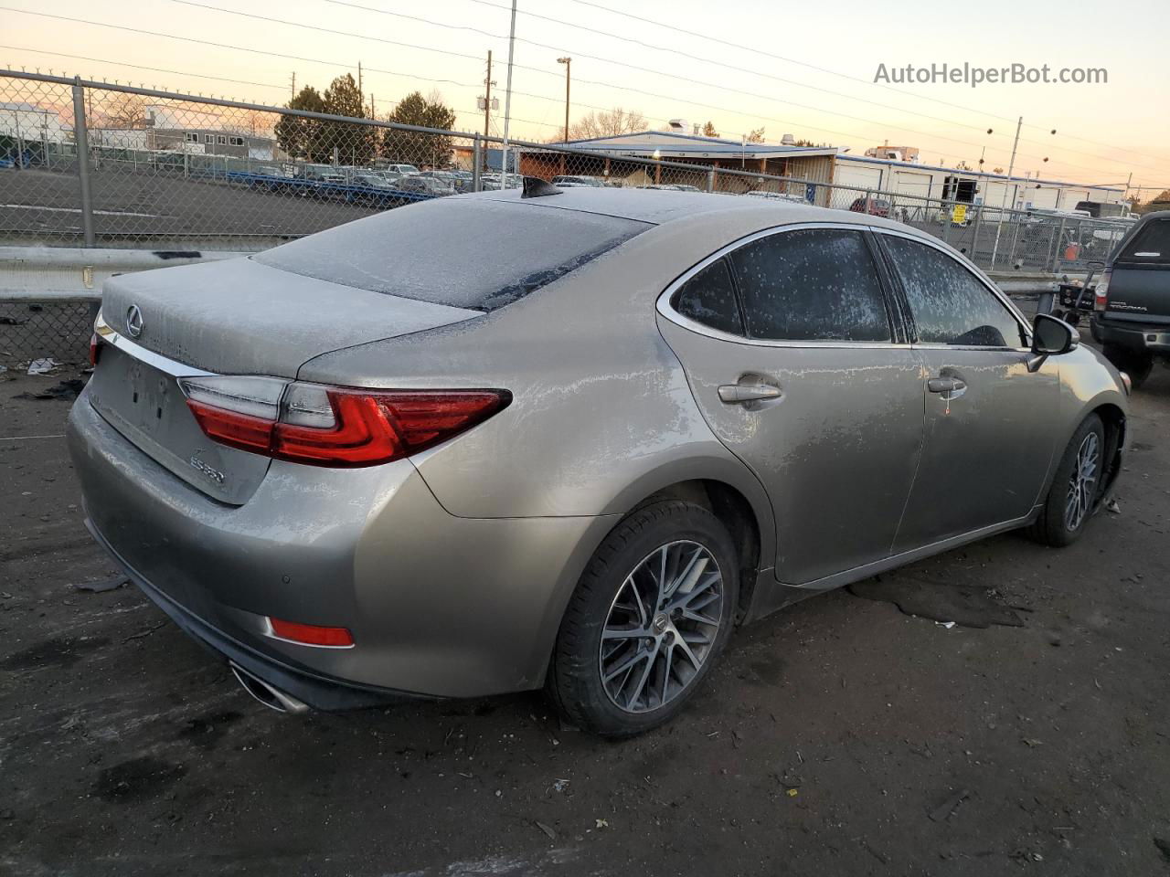 2017 Lexus Es 350 Silver vin: 58ABK1GG2HU038964