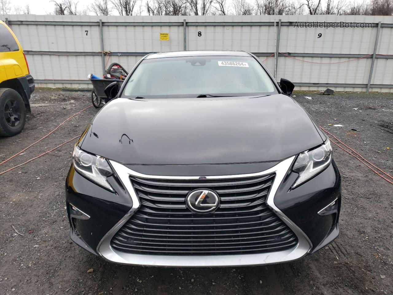 2017 Lexus Es 350 Black vin: 58ABK1GG2HU040827