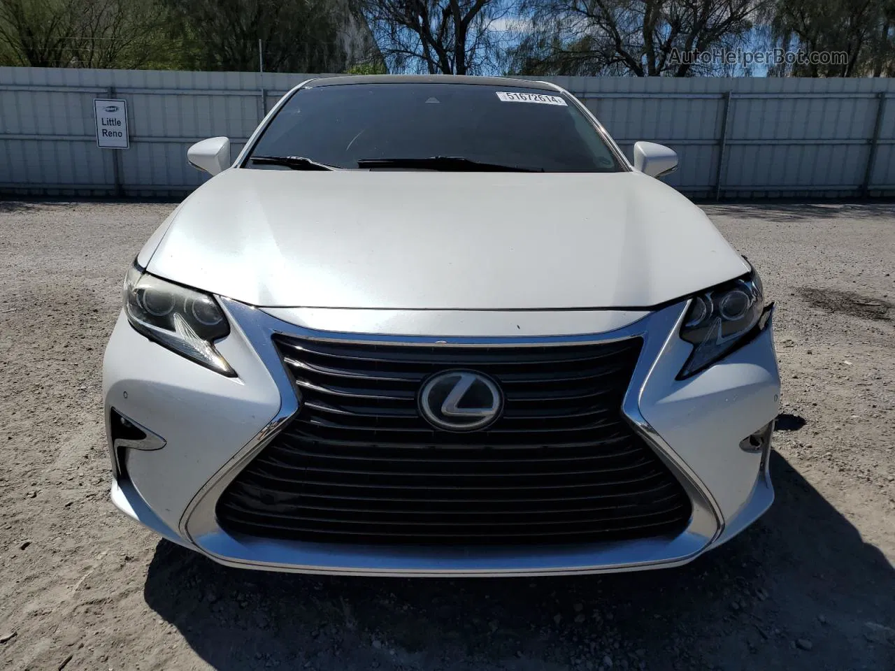 2017 Lexus Es 350 Белый vin: 58ABK1GG2HU054047