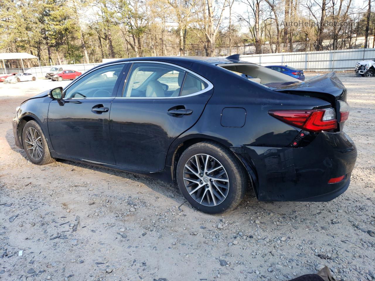 2017 Lexus Es 350 Черный vin: 58ABK1GG2HU062889