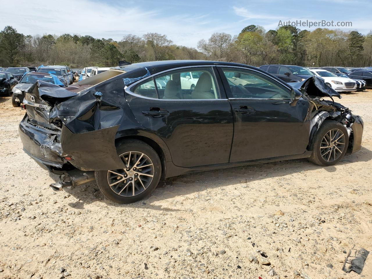 2017 Lexus Es 350 Black vin: 58ABK1GG2HU062889