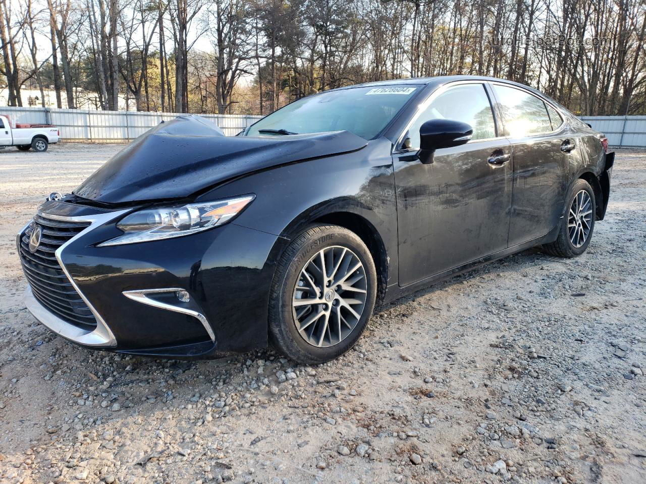 2017 Lexus Es 350 Черный vin: 58ABK1GG2HU062889