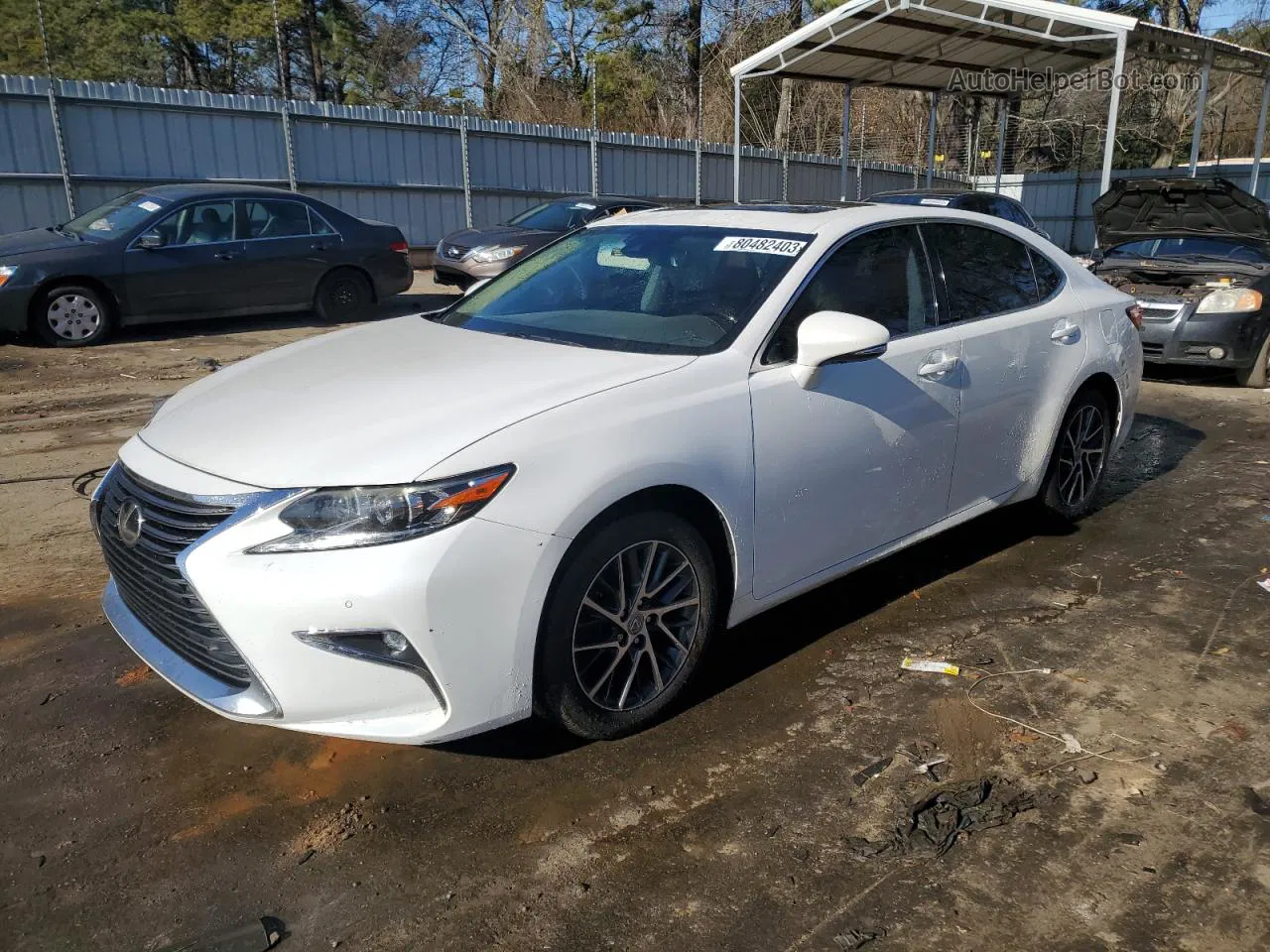 2017 Lexus Es 350 White vin: 58ABK1GG2HU068708