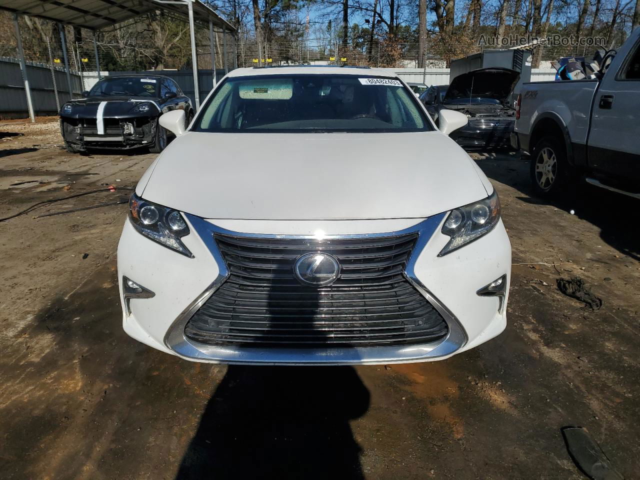 2017 Lexus Es 350 White vin: 58ABK1GG2HU068708