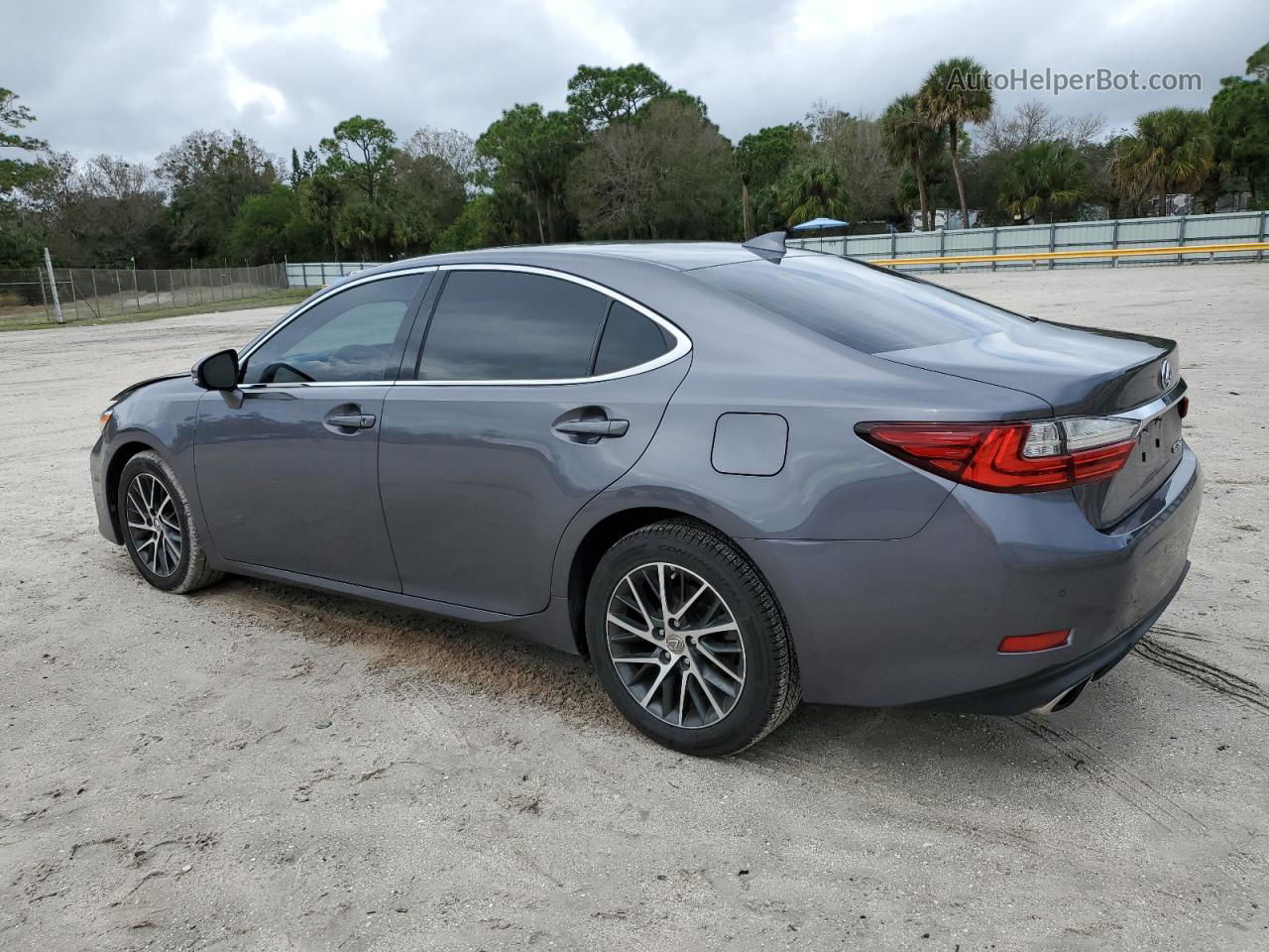 2018 Lexus Es 350 Gray vin: 58ABK1GG2JU080492