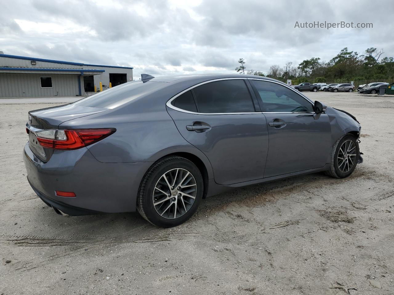 2018 Lexus Es 350 Gray vin: 58ABK1GG2JU080492