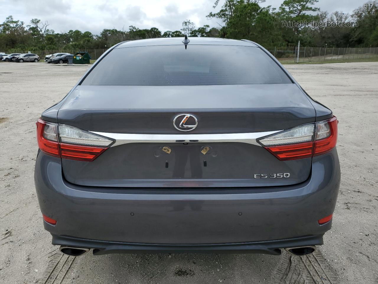 2018 Lexus Es 350 Gray vin: 58ABK1GG2JU080492