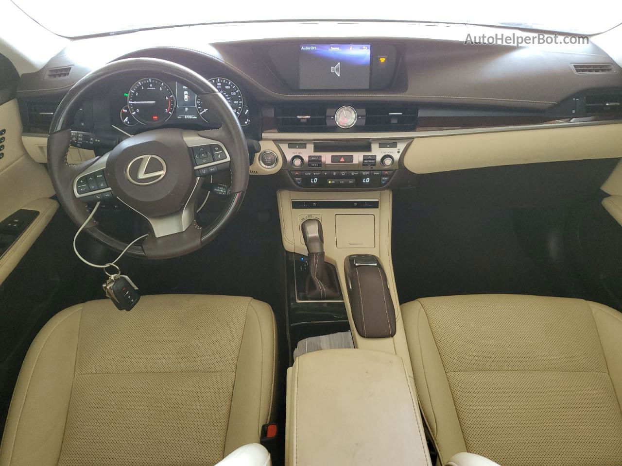 2018 Lexus Es 350 Black vin: 58ABK1GG2JU084106