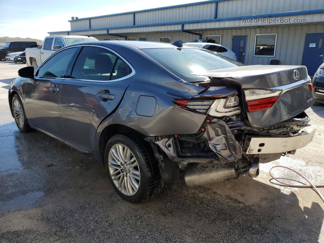 2018 Lexus Es 350 Gray vin: 58ABK1GG2JU093100