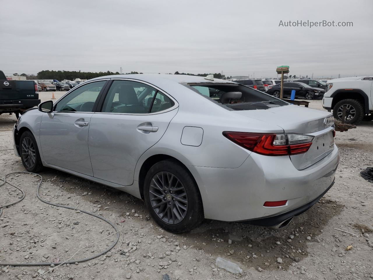 2018 Lexus Es 350 Silver vin: 58ABK1GG2JU101535