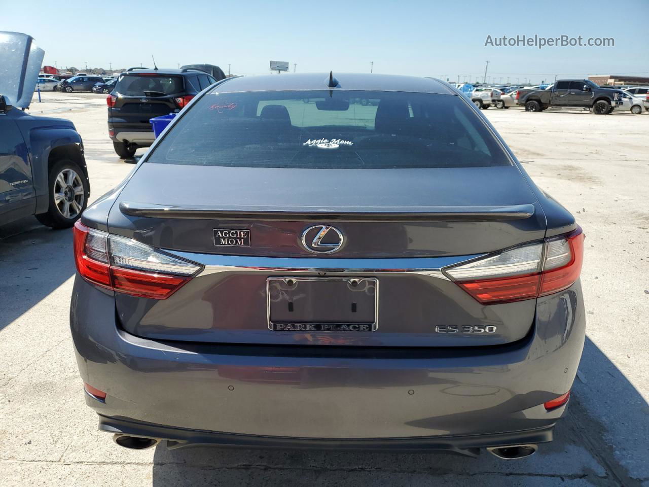 2018 Lexus Es 350 Gray vin: 58ABK1GG2JU117928