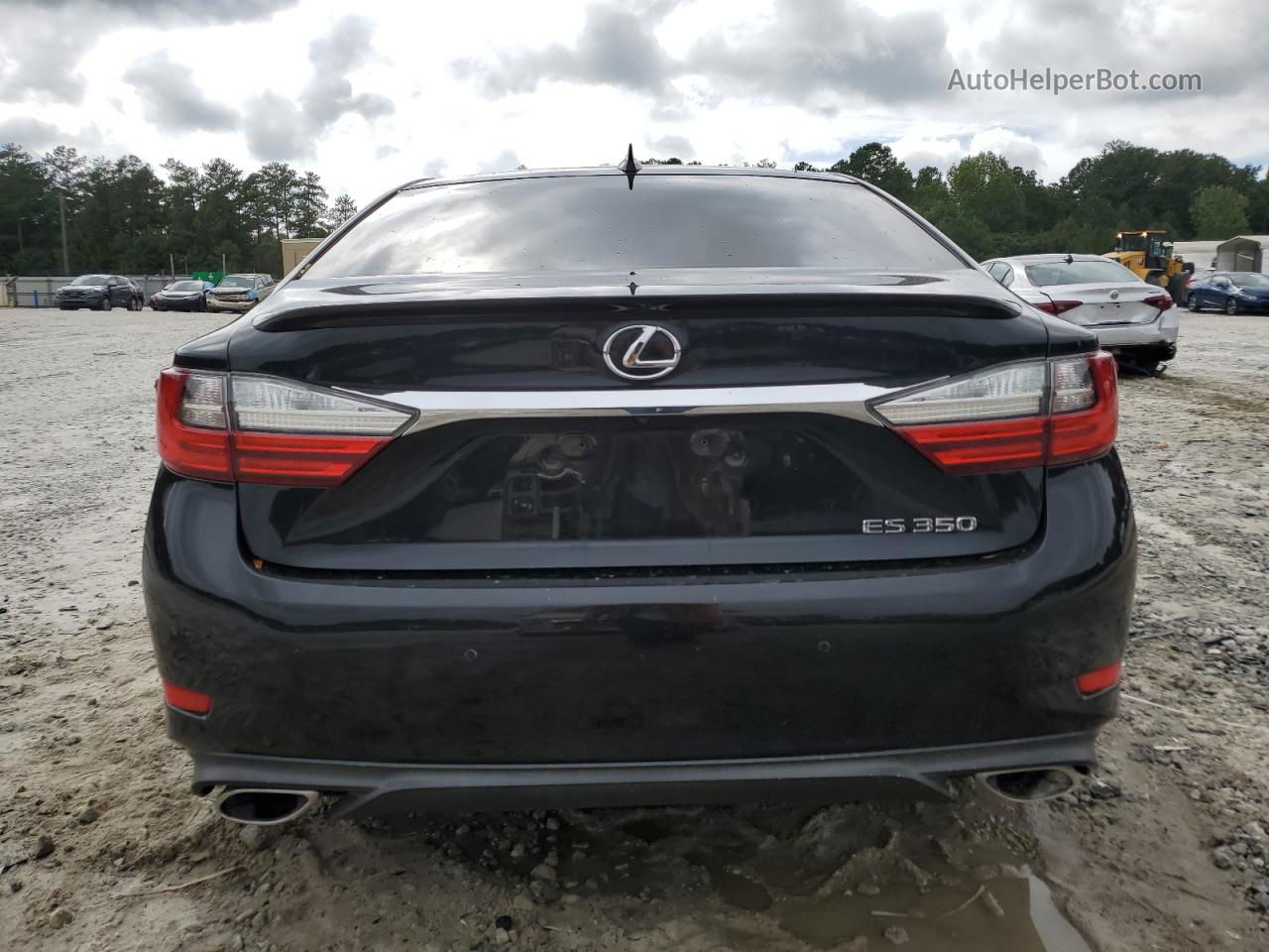 2016 Lexus Es 350 Черный vin: 58ABK1GG3GU006197