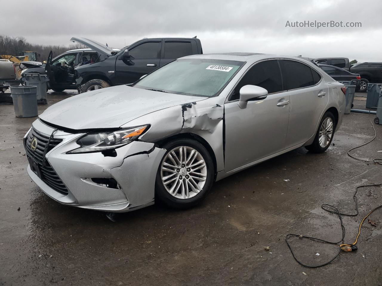 2016 Lexus Es 350 Silver vin: 58ABK1GG3GU008693