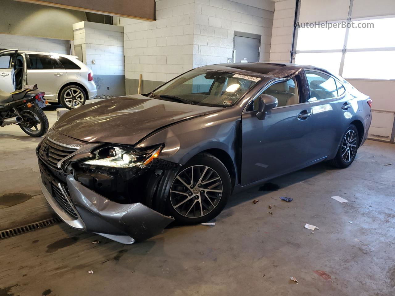 2016 Lexus Es 350 Gray vin: 58ABK1GG3GU011321