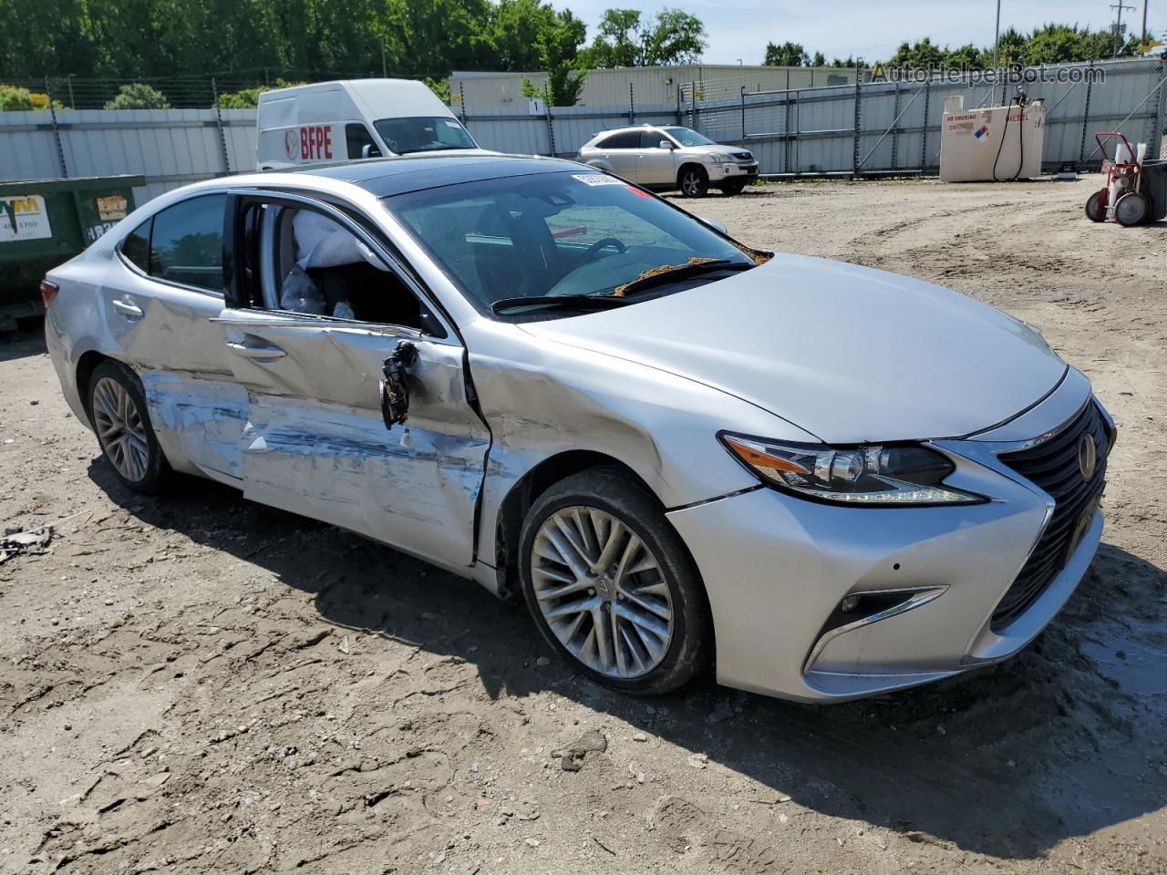 2016 Lexus Es 350 Silver vin: 58ABK1GG3GU011738