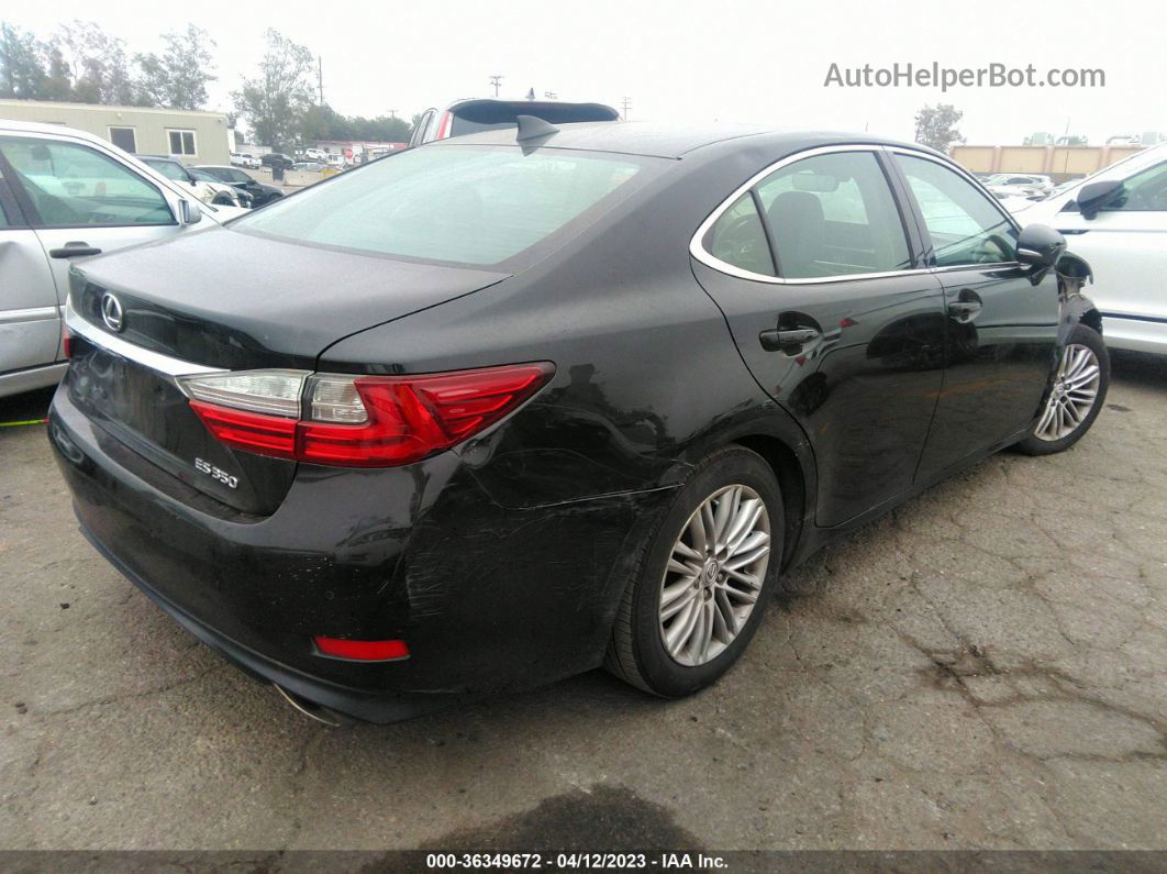 2016 Lexus Es 350   Черный vin: 58ABK1GG3GU013666