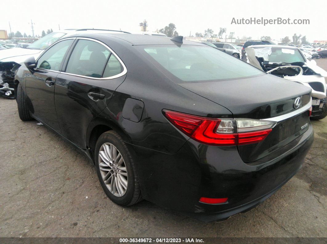 2016 Lexus Es 350   Черный vin: 58ABK1GG3GU013666