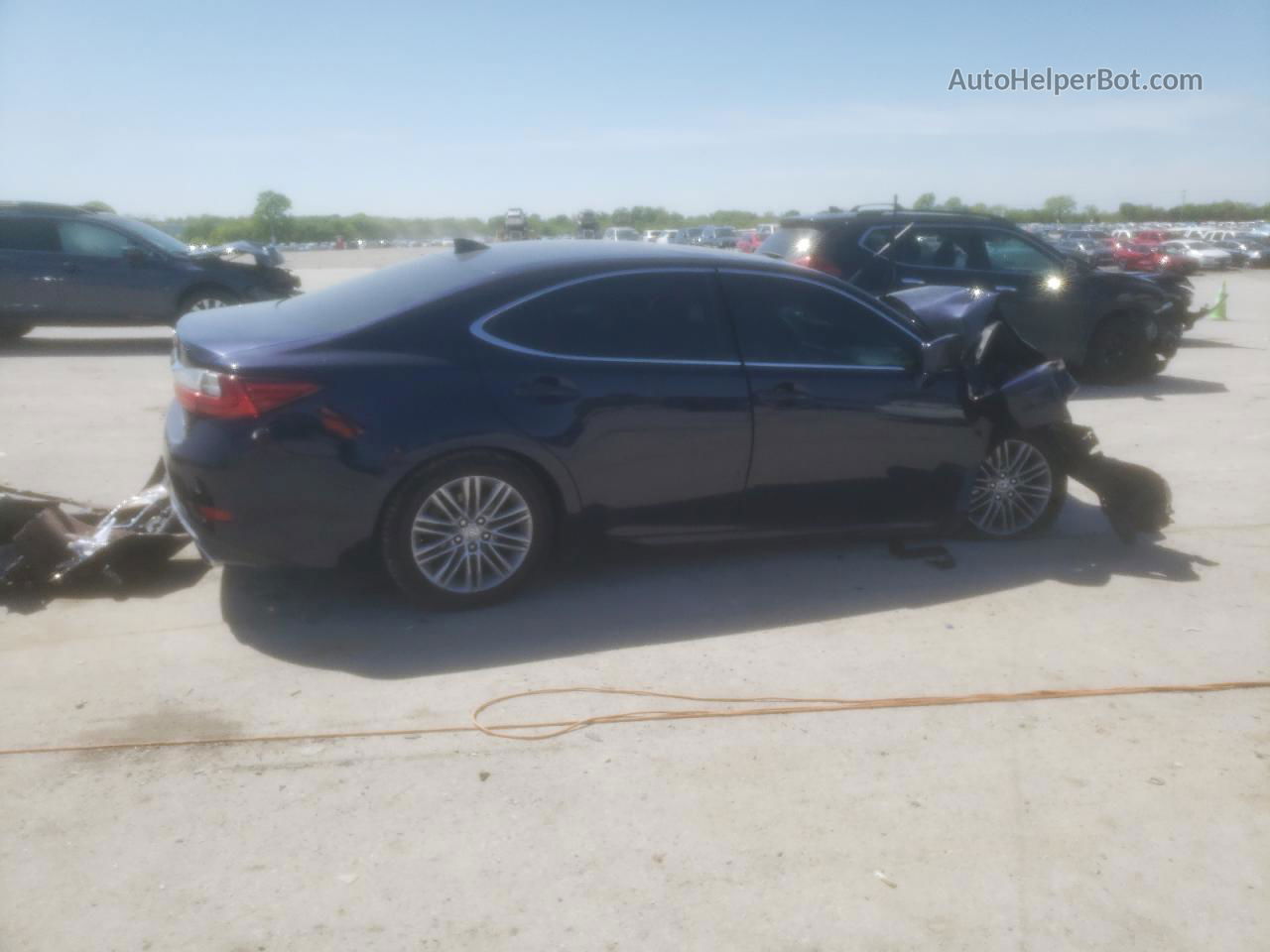 2016 Lexus Es 350 Синий vin: 58ABK1GG3GU025705