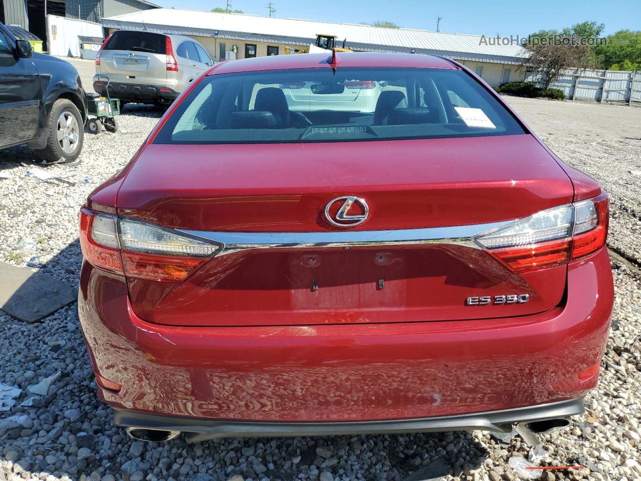 2016 Lexus Es 350 Red vin: 58ABK1GG3GU027132