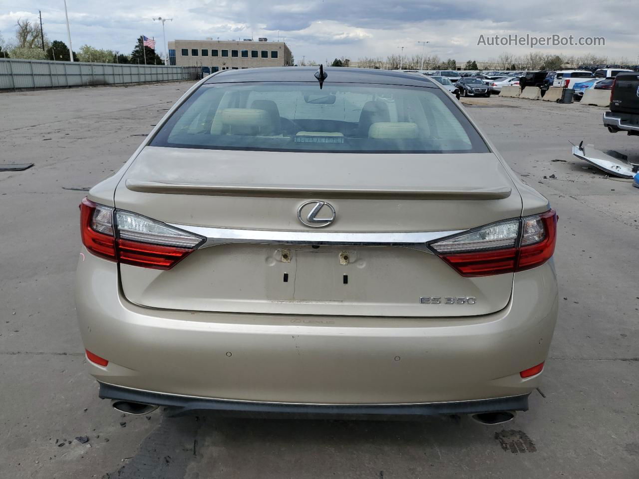 2017 Lexus Es 350 Золотой vin: 58ABK1GG3HU038049