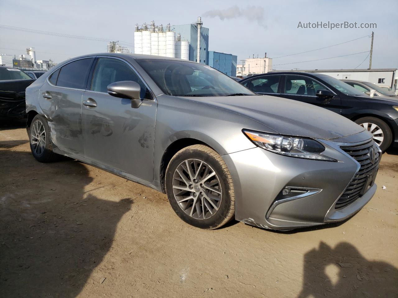 2017 Lexus Es 350 Silver vin: 58ABK1GG3HU044286