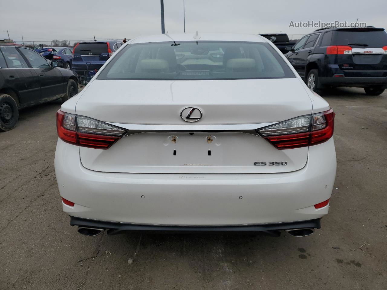 2017 Lexus Es 350 White vin: 58ABK1GG3HU049617