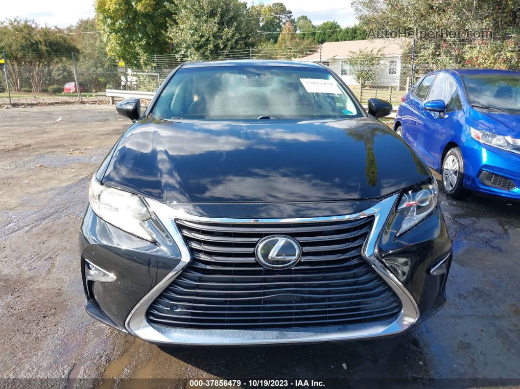 2017 Lexus Es 350 Черный vin: 58ABK1GG3HU050511