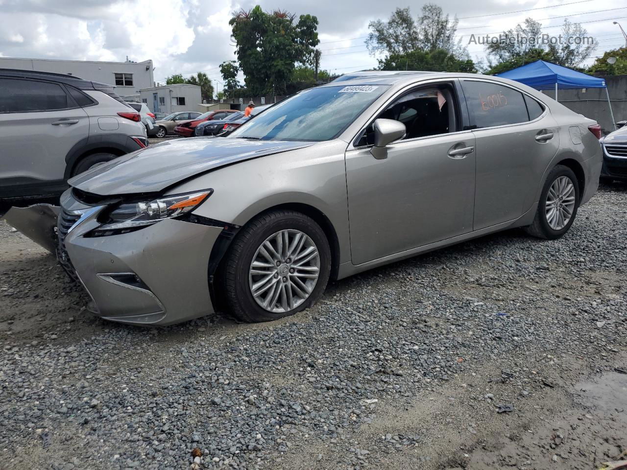 2017 Lexus Es 350 Gray vin: 58ABK1GG3HU058768