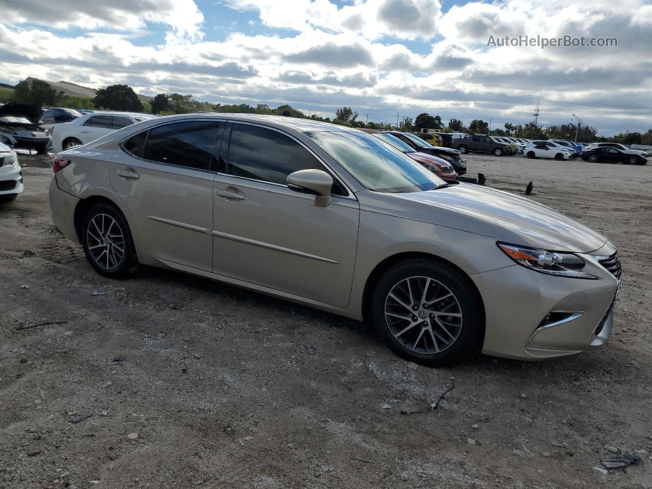 2017 Lexus Es 350 Золотой vin: 58ABK1GG3HU061363