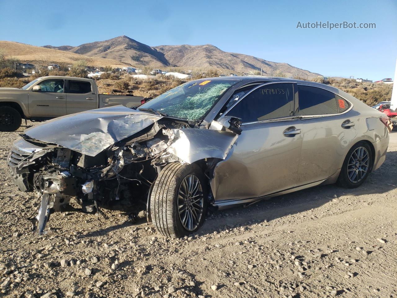 2017 Lexus Es 350 Бежевый vin: 58ABK1GG3HU063064