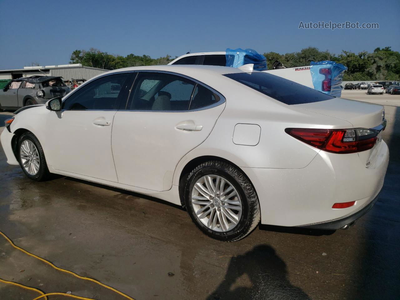 2017 Lexus Es 350 White vin: 58ABK1GG3HU072542