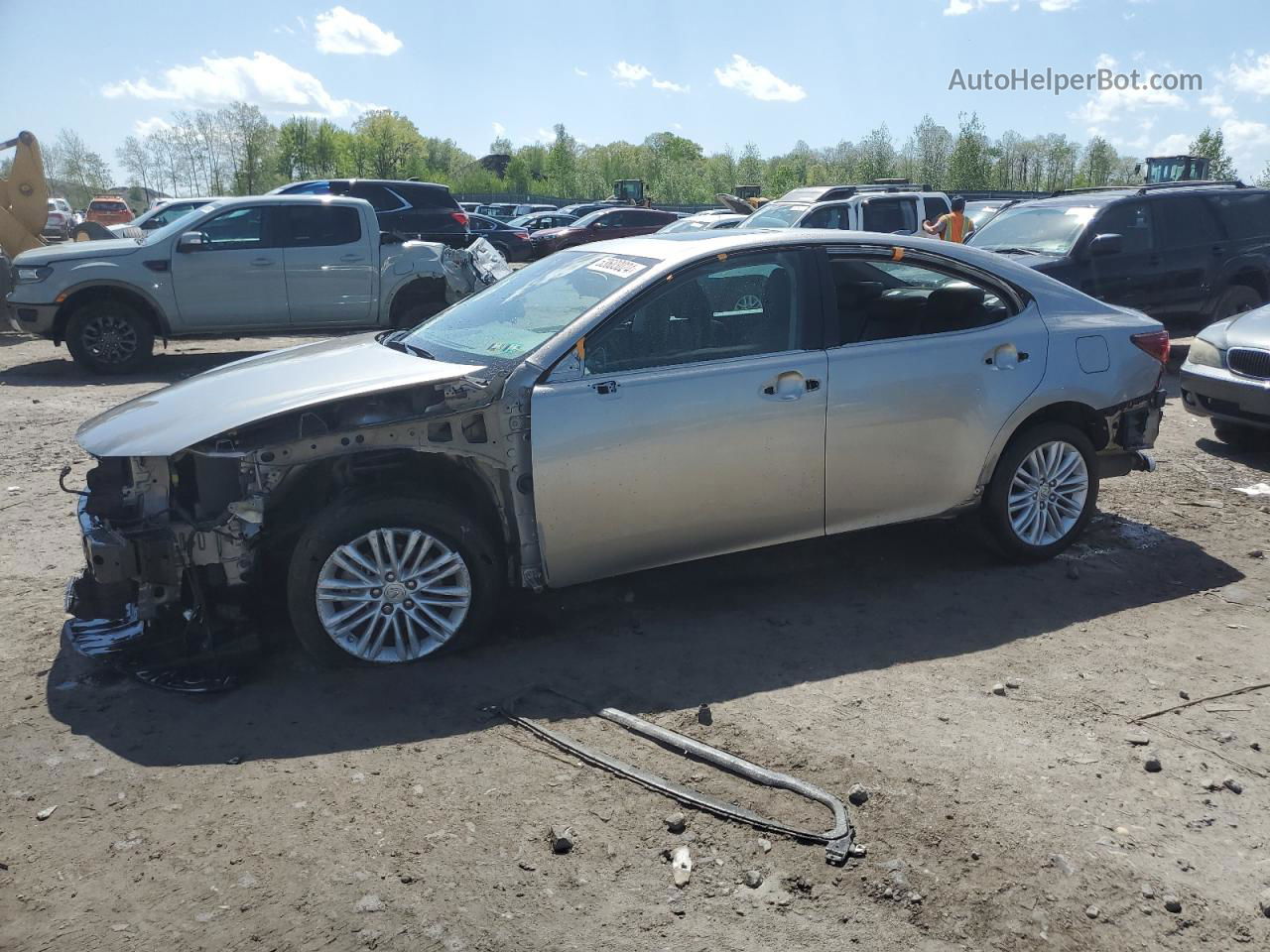 2017 Lexus Es 350 Beige vin: 58ABK1GG3HU077823