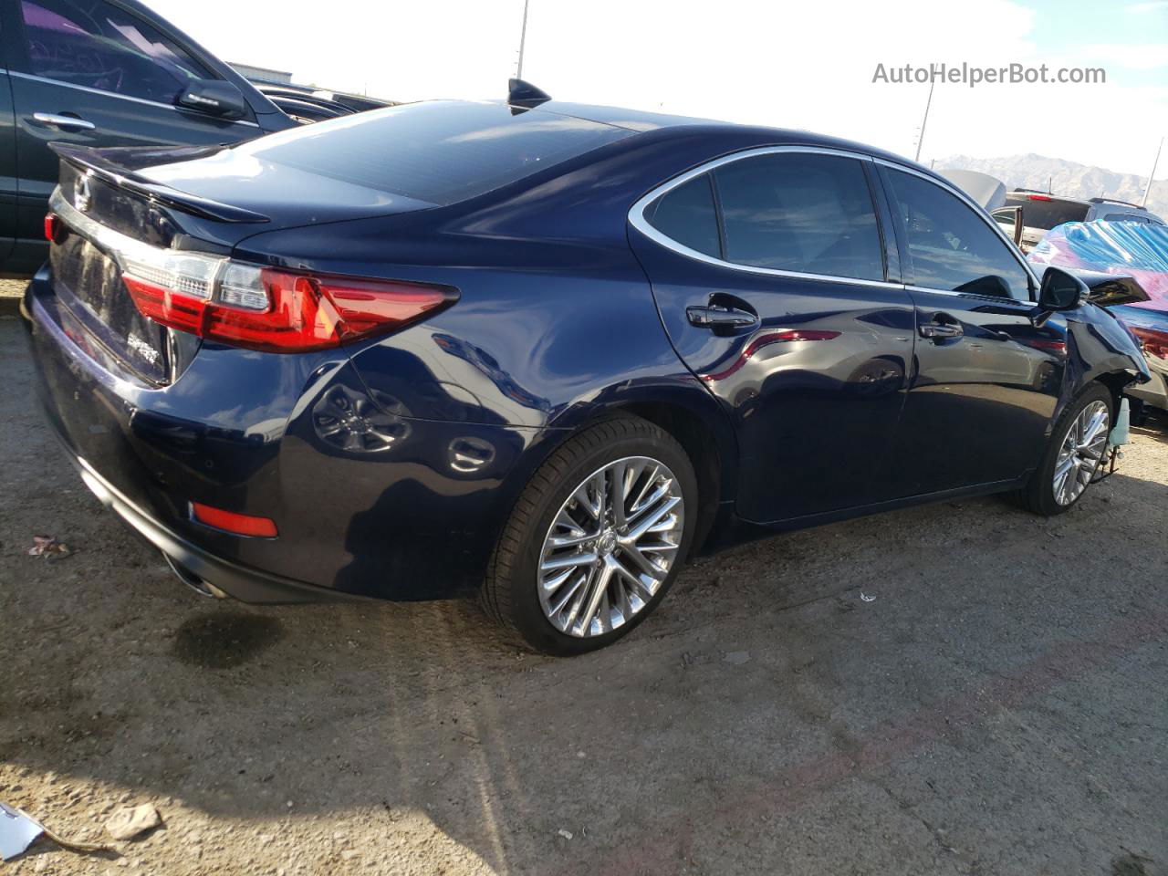 2018 Lexus Es 350 Blue vin: 58ABK1GG3JU084339