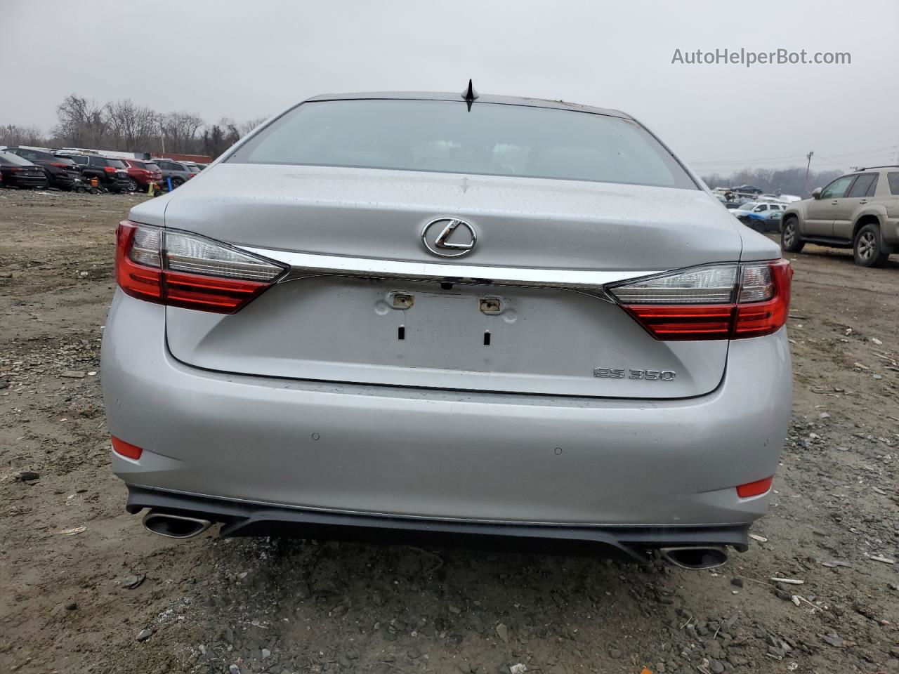 2018 Lexus Es 350 Silver vin: 58ABK1GG3JU087581