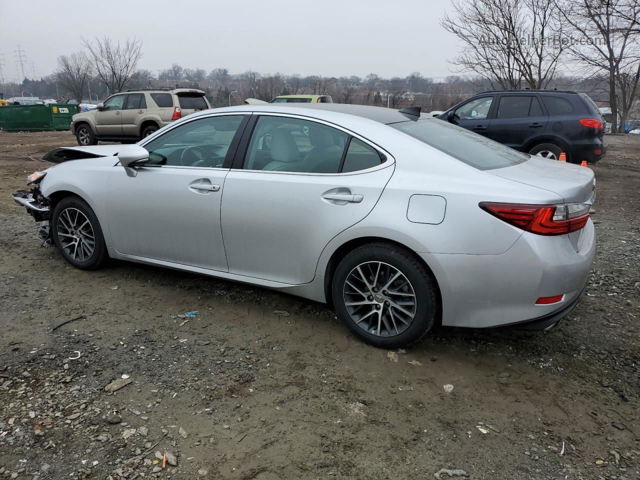 2018 Lexus Es 350 Silver vin: 58ABK1GG3JU087581