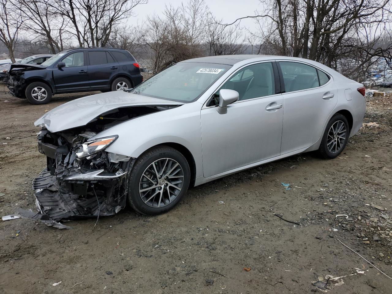 2018 Lexus Es 350 Silver vin: 58ABK1GG3JU087581