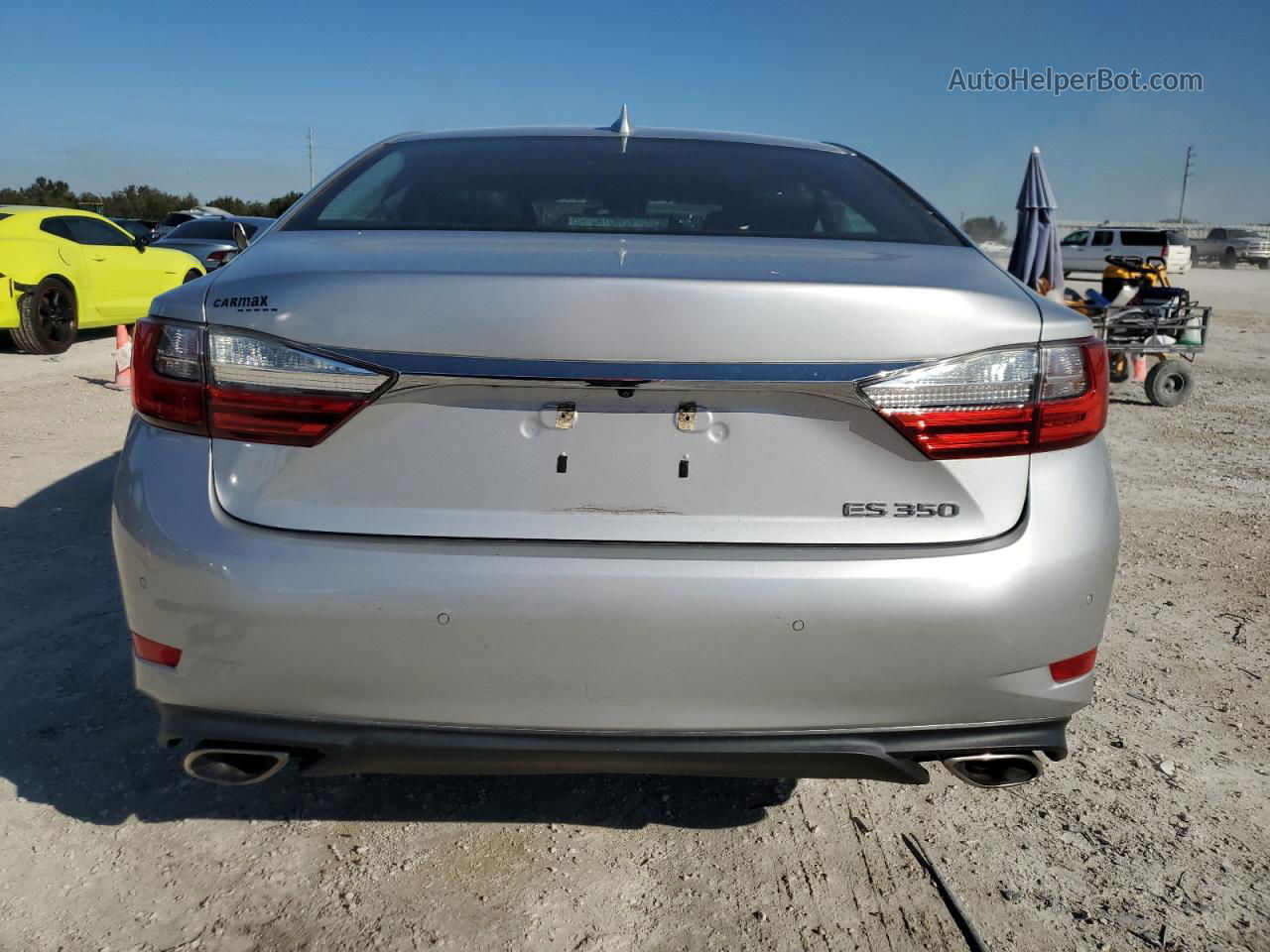 2018 Lexus Es 350 Silver vin: 58ABK1GG3JU104797