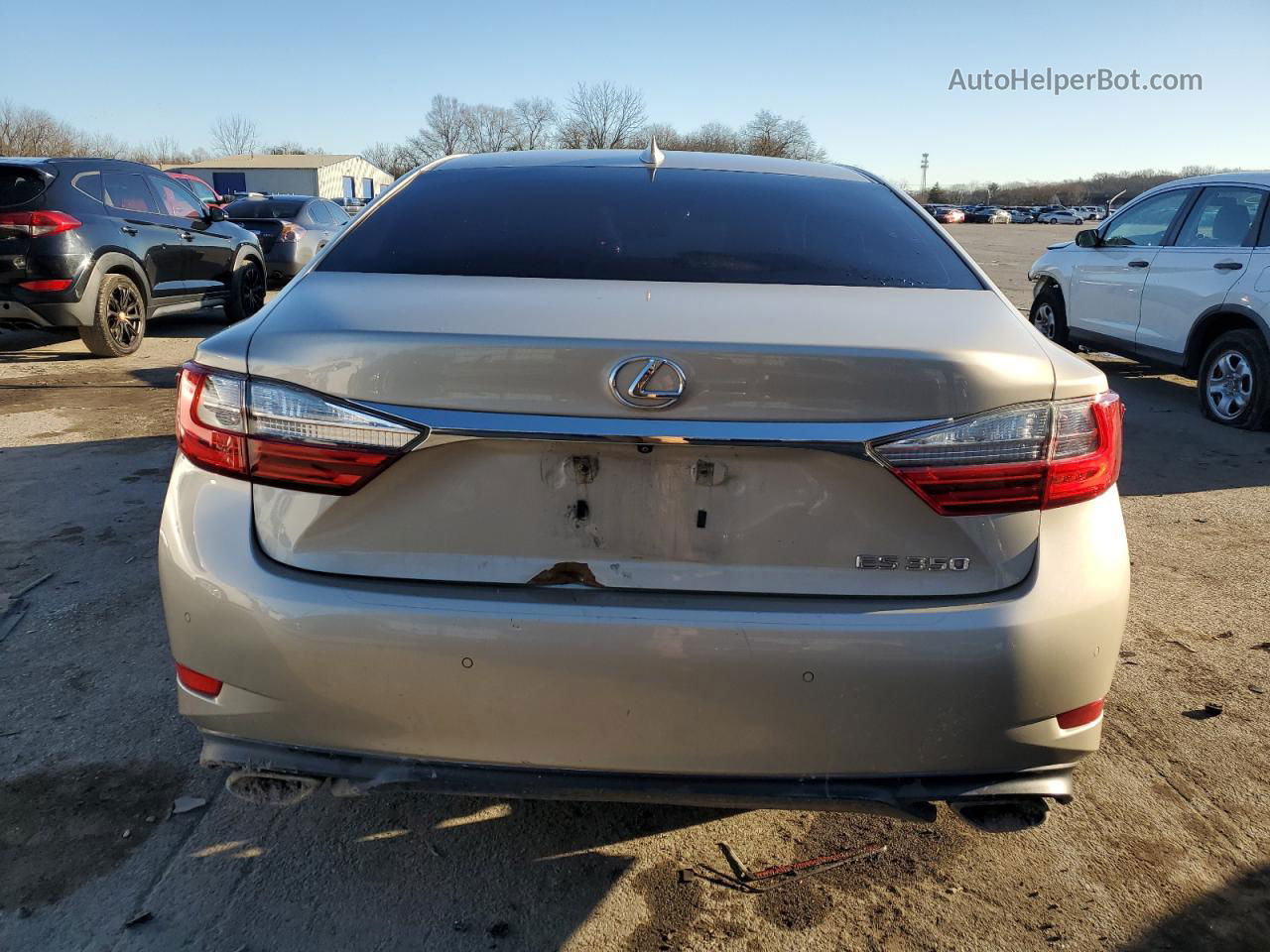 2018 Lexus Es 350 Бежевый vin: 58ABK1GG3JU113337