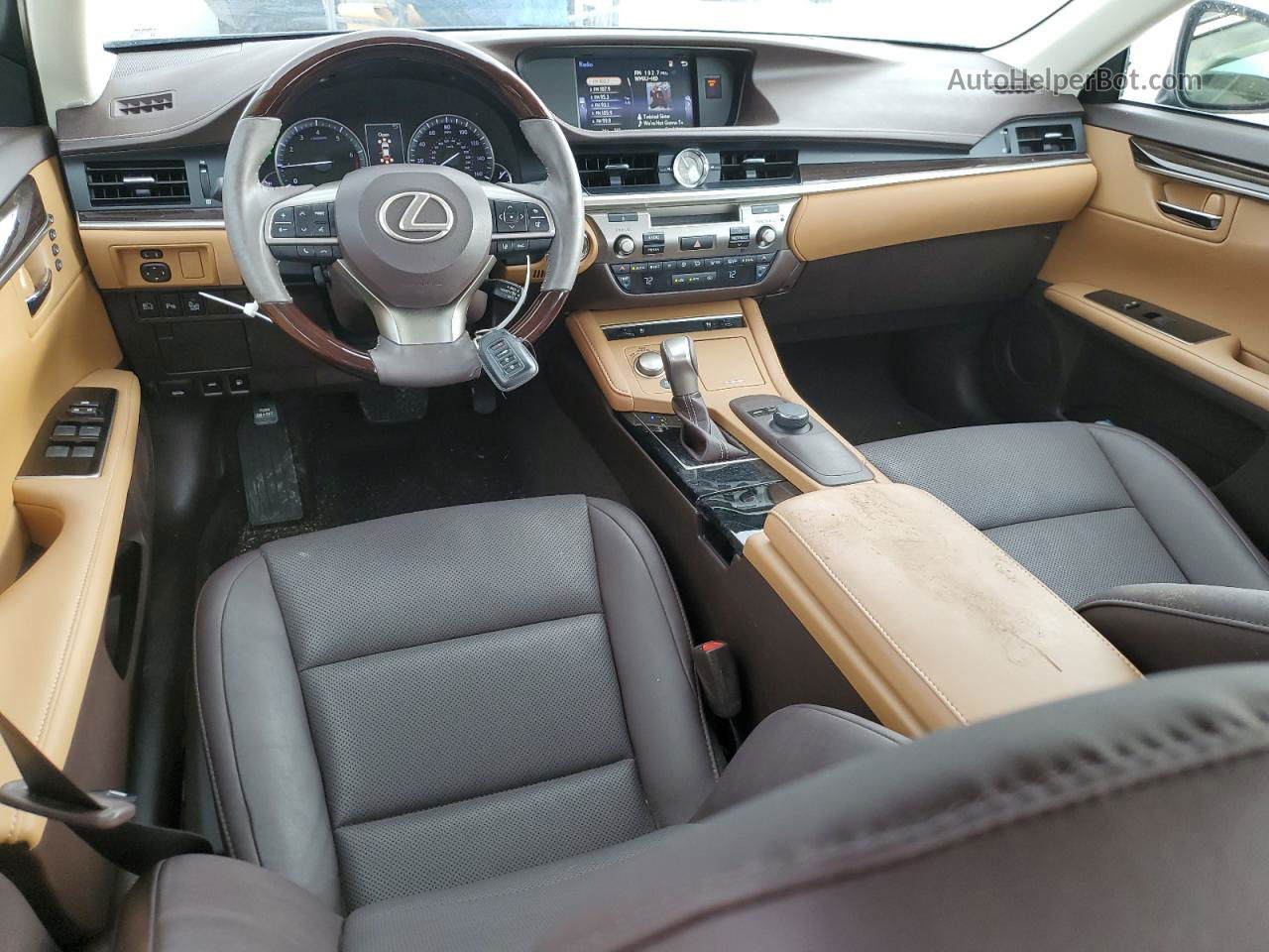 2018 Lexus Es 350 Charcoal vin: 58ABK1GG3JU115721