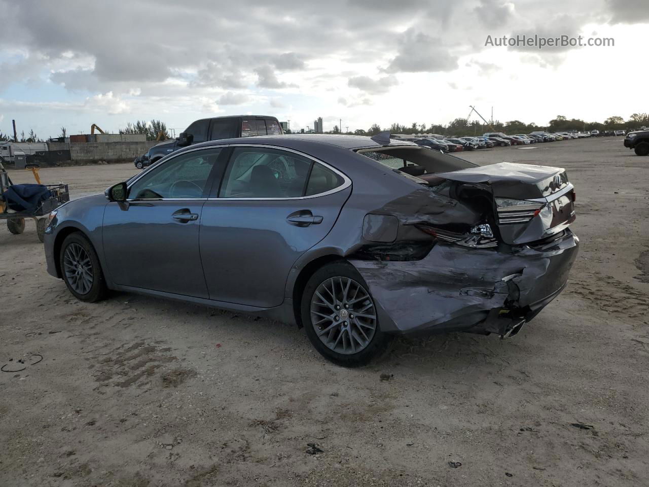 2018 Lexus Es 350 Charcoal vin: 58ABK1GG3JU115721