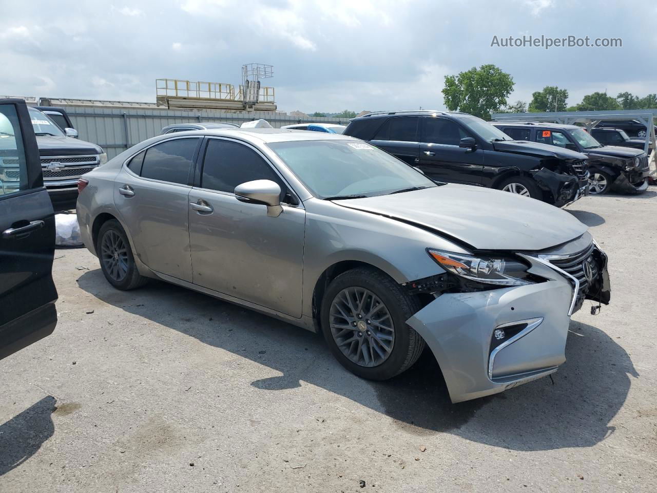 2018 Lexus Es 350 Золотой vin: 58ABK1GG3JU116965