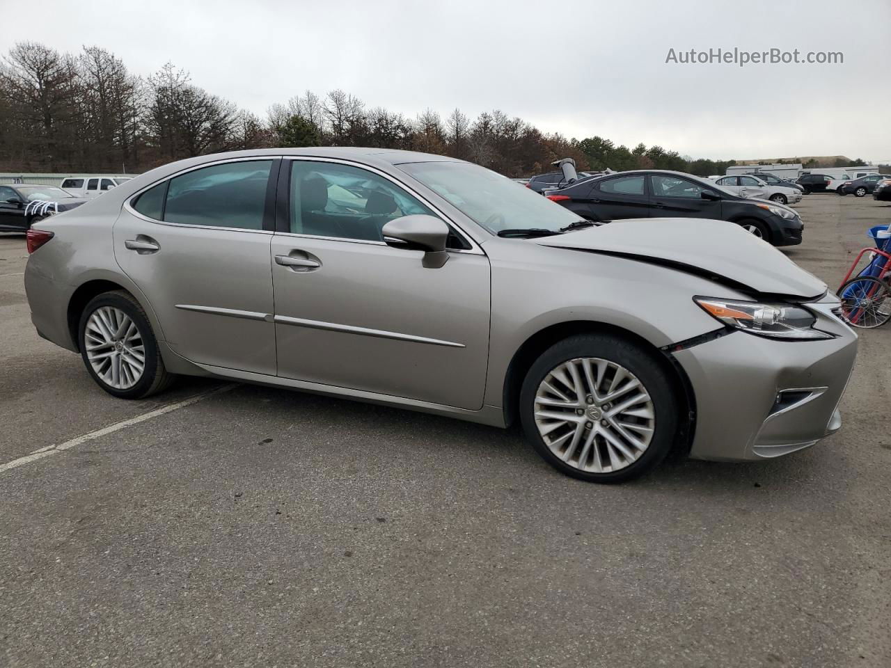 2016 Lexus Es 350 Gray vin: 58ABK1GG4GU007990