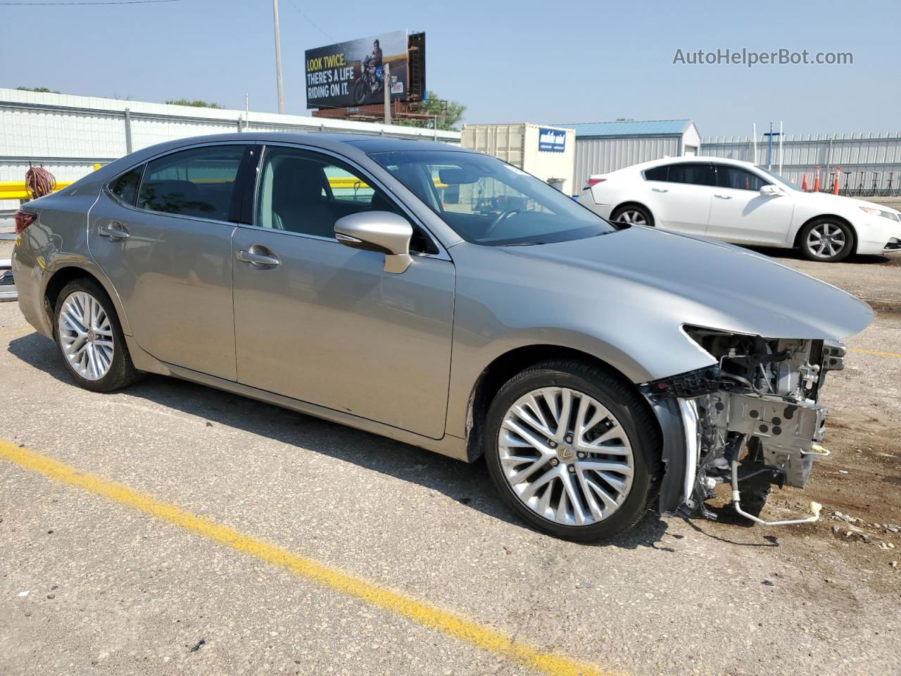 2016 Lexus Es 350 Silver vin: 58ABK1GG4GU013675