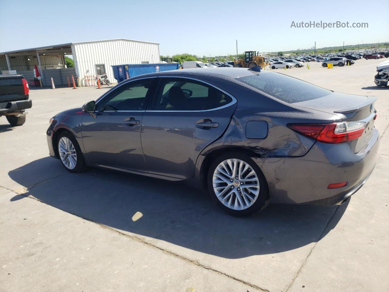 2016 Lexus Es 350 Gray vin: 58ABK1GG4GU025065