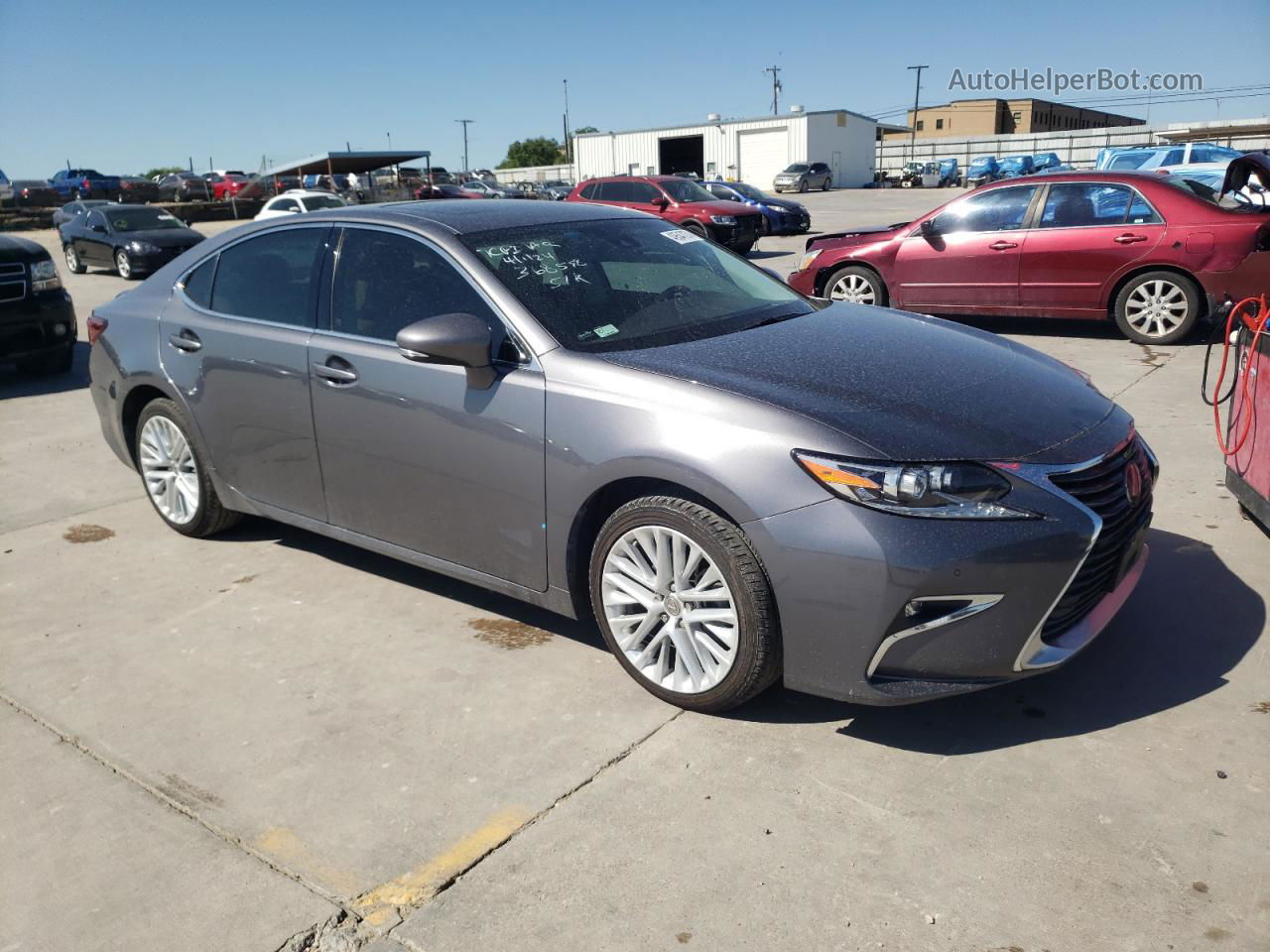 2016 Lexus Es 350 Gray vin: 58ABK1GG4GU025065