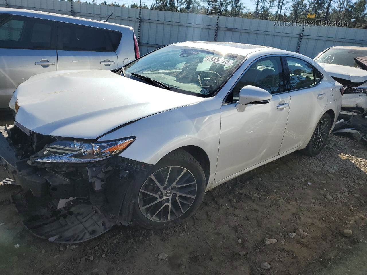 2017 Lexus Es 350 Белый vin: 58ABK1GG4HU037430