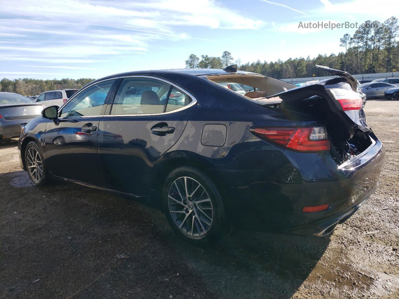 2017 Lexus Es 350 Blue vin: 58ABK1GG4HU043373